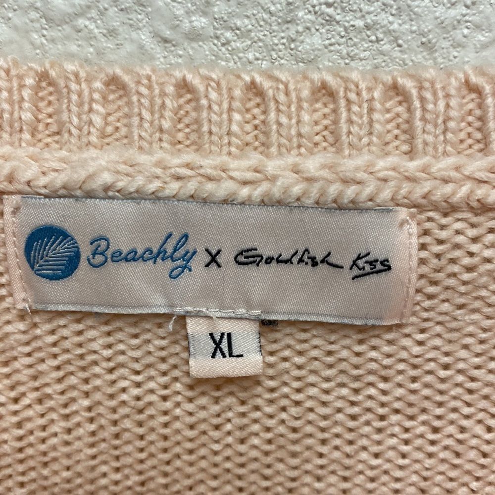Beachly x Goldfish Kiss Tropical Vibes Sweater XL - Picture 2 of 5